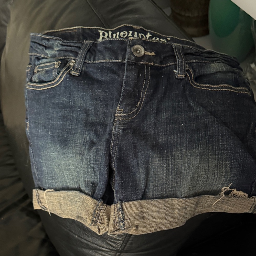 Women's Dark Blue Jean Shorts